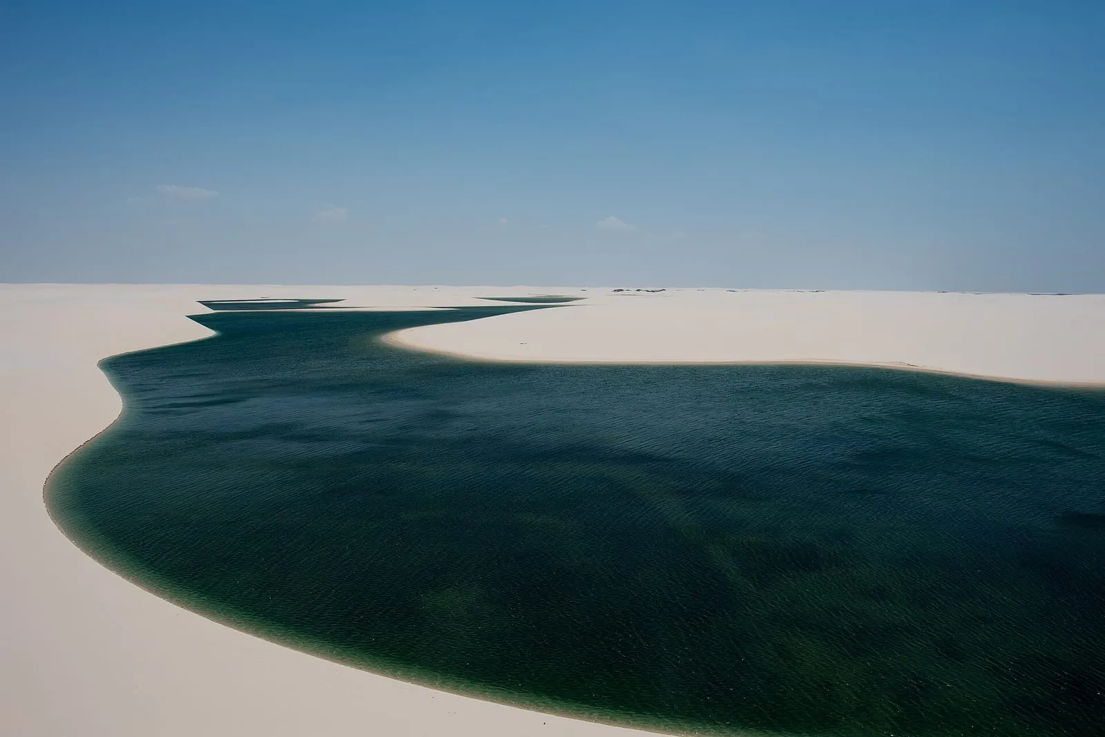 Lagoa de Atins, no Parque Nacional dos Lençóis Maranhenses